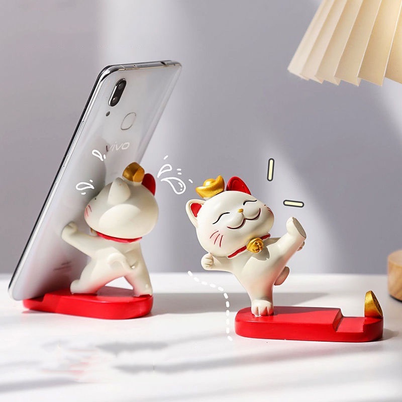 Giá Đỡ điện thoại Mèo Thần Tài 2023 Siêu dễ thương
