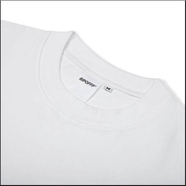 RIPOFFF Basic Heavyweight Boxy T-shirt - White