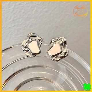 Bông tai xà cừ trắng