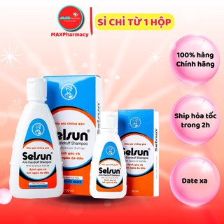  Dầu gội đầu SELSUN Dành cho tóc gàu Sạch gàu và hết ngứa da đầu Anti-Dandruff Shampoo 