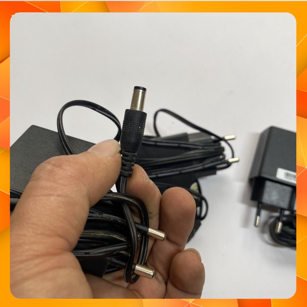 Adapter12v 1A, 1.5A.Nguồn 12v 1A, 1.5A chân to 5.5mm - Hàng cũ zin
