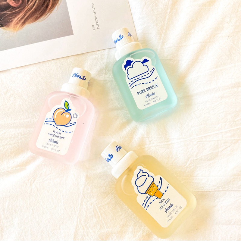 Nước hoa gấu Hanlu 50ml đủ mùi bodymist