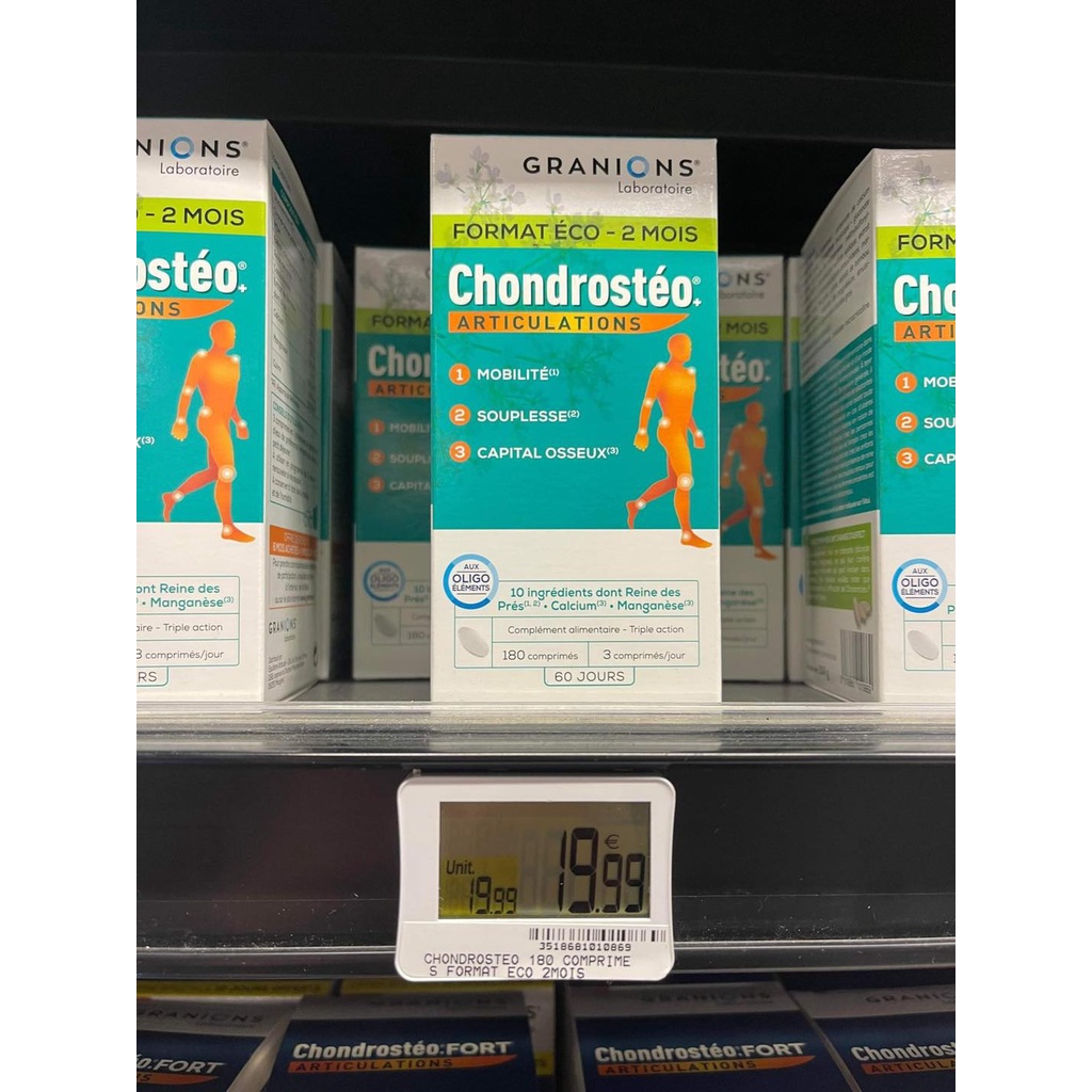Viên uống bổ xương khớp Chondrostéo Pháp 90 viên
