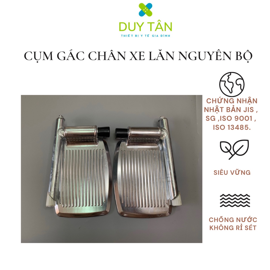 Cụm gác chân xe lăn