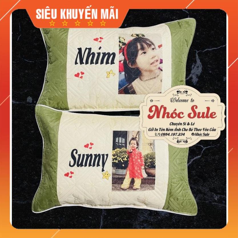 Gối In Tên In Hình Theo Yêu Cầu Cho Bé
