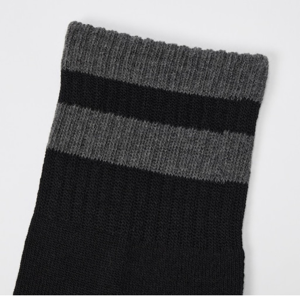 Tất Dài Vớ Lót Lông Nam Nữ Trơn Kẻ Basic Cotton 100% - SAVAGE