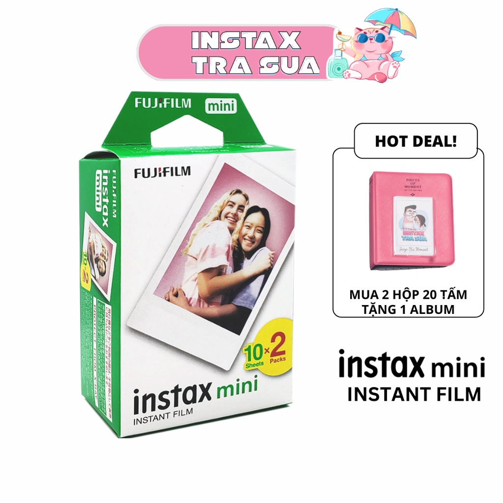 Hình ảnh INSTAX FILM MINI Date cao 12/2024 dùng cho máy ảnh lấy liền Instax Mini 11 Fujifilm Chính hãng Nhật Viền Trắng #1