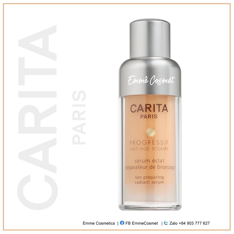 [CARITA CHÍNH HÃNG] SERUM RÁM NẮNG RẠNG RỠ &amp; CHỐNG LÃO HOÁ DÀNH CHO TẤT CẢ CÁC LOẠI DA