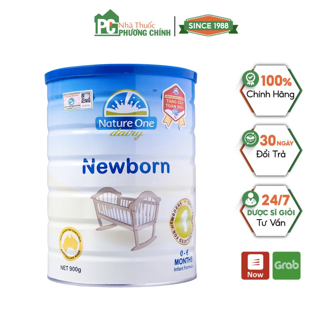 Sữa Nature One Dairy Newborn Số 1 Bổ Sung Dinh Dưỡng Cho Trẻ Phát Triển Toàn Diện Hộp 900g