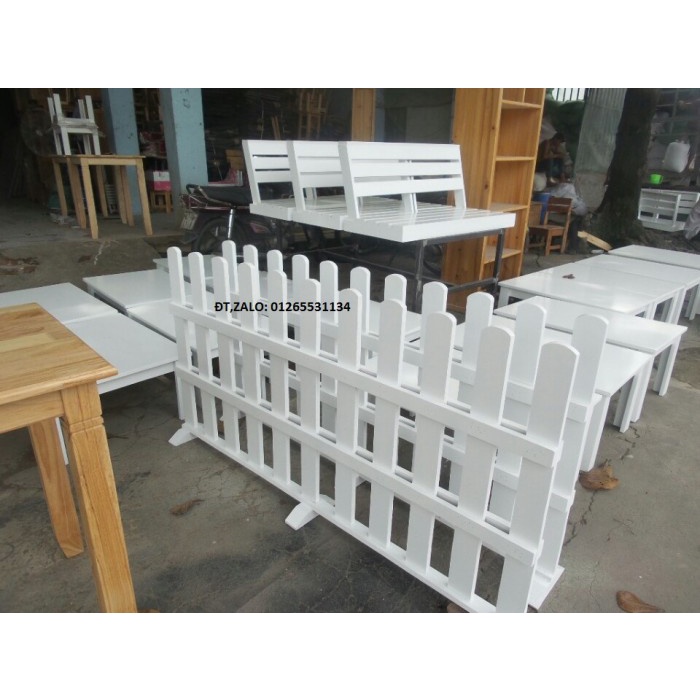 Hàng Rào Gỗ Chắn Cây, Hàng Rào Trang Trí, Hàng Rào Chắn Động Vật ( Nhiều Màu)