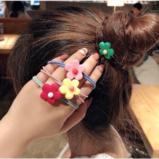 Chun cột tóc , dây cột tóc hoa mai
