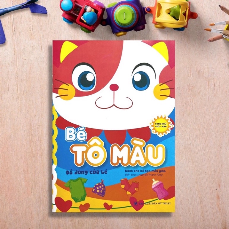 Sách -Túi 8 cuốn Tô Màu Tập Làm Họa Sĩ Nhí - Túi Combo 8 Cuốn KN Book
