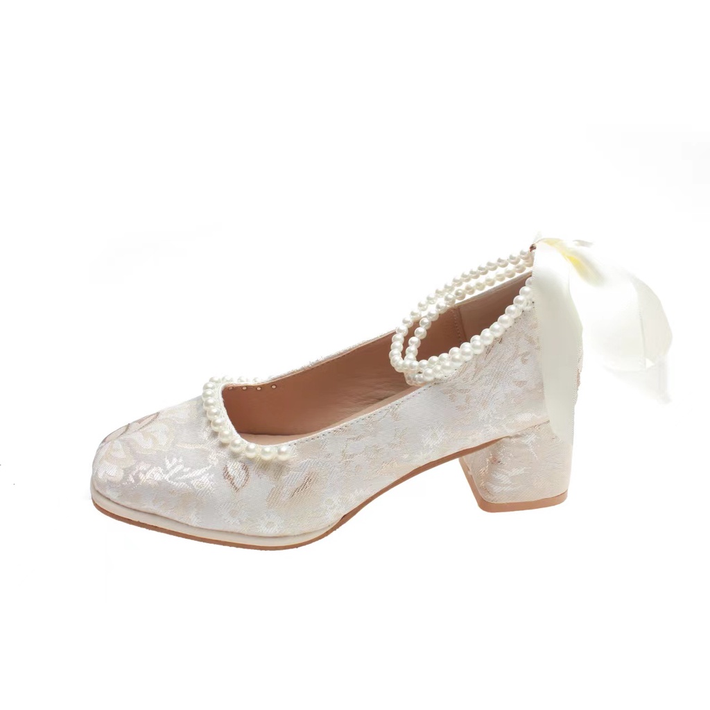 Giày cao gót của mary jane giày nữ lolita