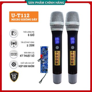 Micro UHF mới nhất củ mic k8 china kim loại - Sóng khỏe, chống hú, giọng mịn, sáng - Loa Kéo 432VIETNAM