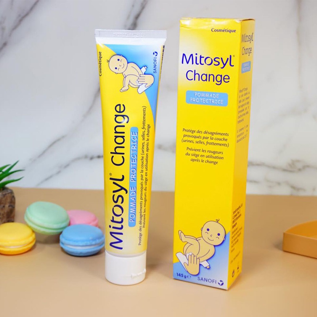 Kem Mitosyl Change Pháp cho da hăm tã côn trùng cắn cho bé và người lớn 145g