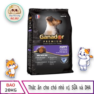 Thức ăn cho chó nhỏ vị sữa và DHA - Thức ăn Ganador Puppy