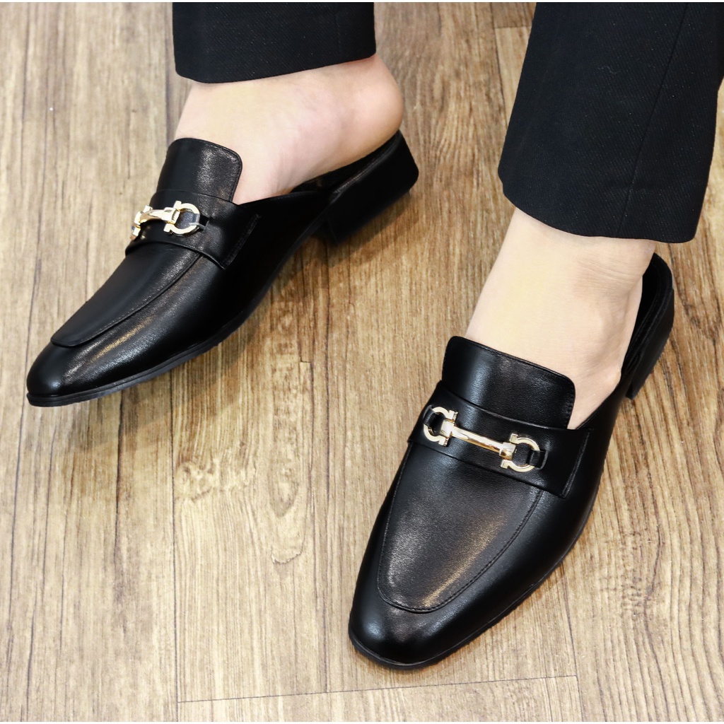 Giày Lười Nam A&TNCT Da Bò Đai Vàng mã S012 ( FREESHIP) - Sục Nam Màu Đen và Nâu- Sục Nam Cao Cấp | BigBuy360 - bigbuy360.vn