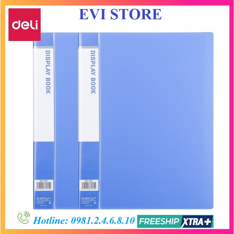 Bìa nhiều lá A4 Deli I Bìa hồ sơ I File lá 5210 / 5220 / 5230 / 5240 / 5260 / 5280 / 5200 / Bìa 100 lá có hộp