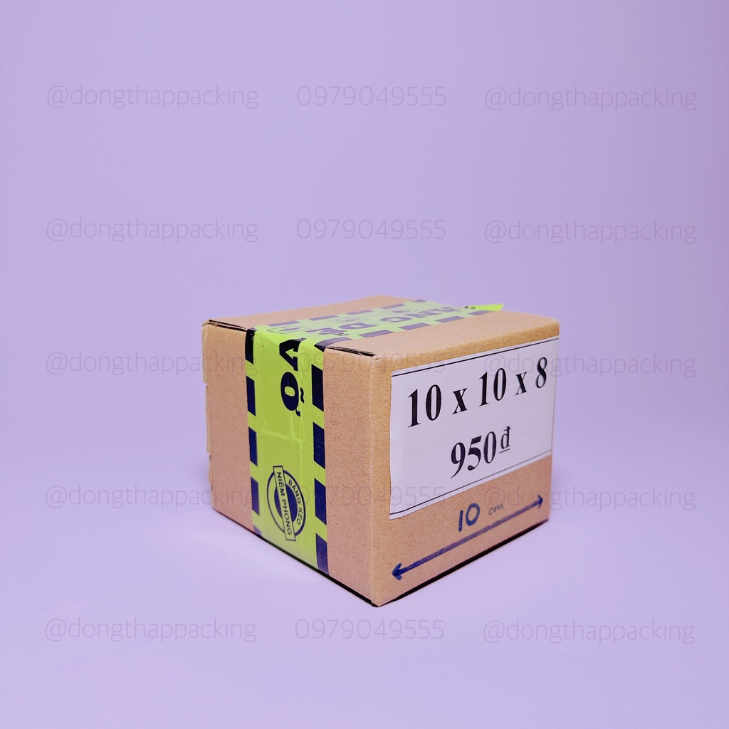 COMBO 50 HỘP CARTON 10x10x8 cm