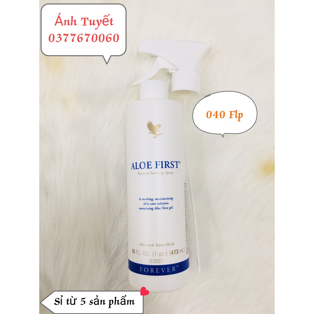 XỊT KHOÁNG Làm Dịu Da Aloe Firts. #040Flp. 473ml.
