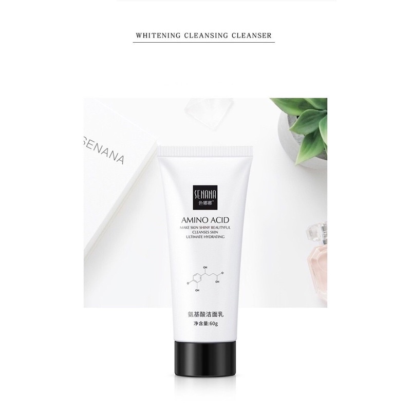 Combo 2 Chai Sữa Rửa Mặt Senana 60gr/tuýp Tạo Bọt Làm Sạch Sâu, Lấy Đi Bụi Bẩn Trên Da Giúp Da Trắng Sáng