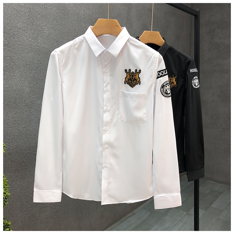 Áo sơ mi nam lụa HOOLOOK SHIRT - GS20