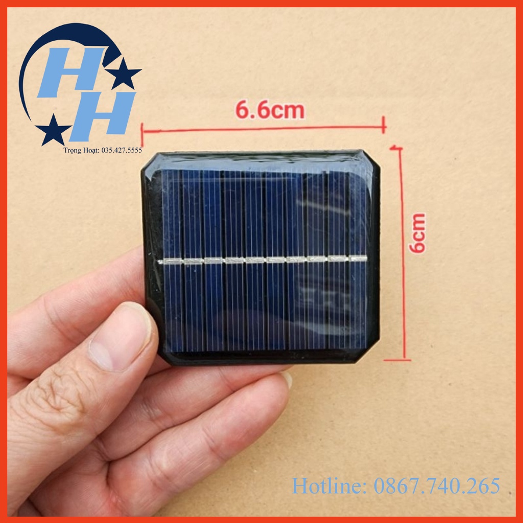 Tâm pin năng lượng mặt trời mini 6V maybayrc