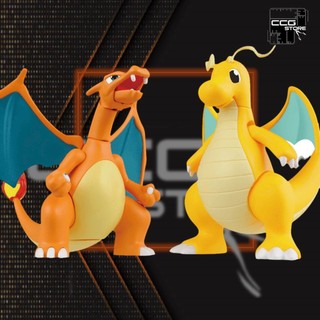 Mô hình lắp ráp Pokepla - BANDAI - Charizard vs Dragonite Batlle Set