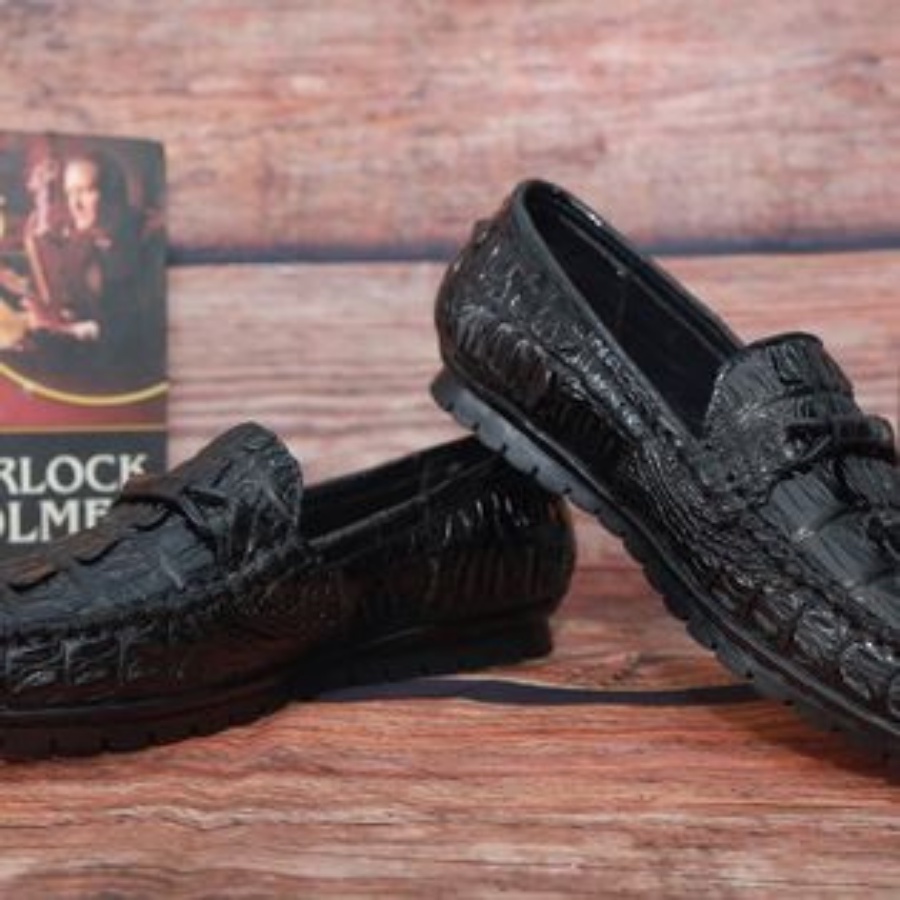 Giày Mọi Gai/Đuôi Da Cá Sấu 2DO LEATHER G920 Quà Tặng Cho Người Thân, Sang Trọng, Cao Cấp, Siêu Bền