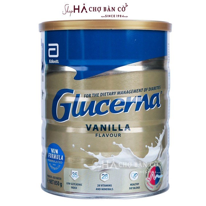Sữa Bột Úc Cho Người Tiểu Đường ABBOTT - Glucerna 850g #Vanilla