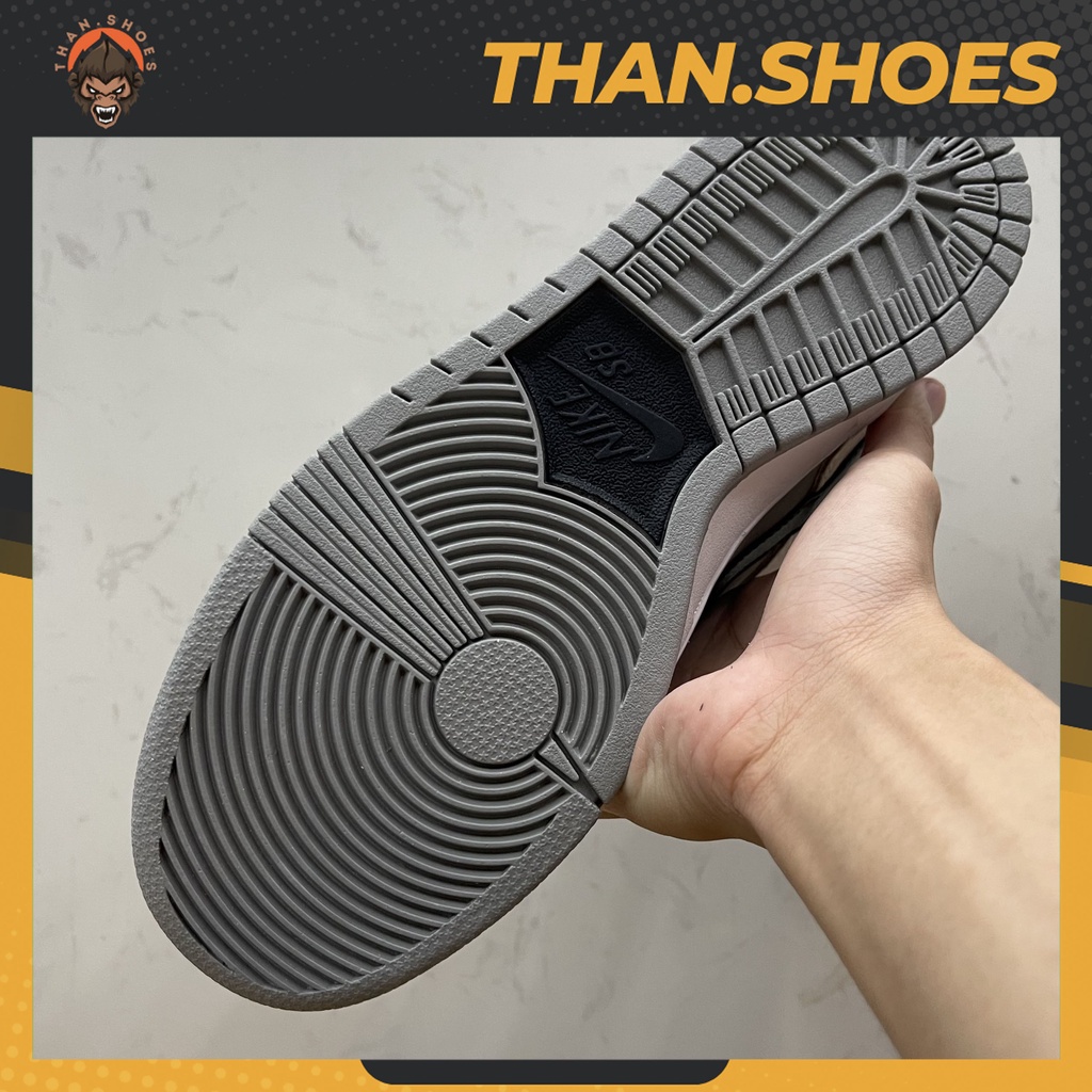 Giày SB Dunk Low Xám Móc Ngược, SB Xám Móc Ngược - Than.Shoes