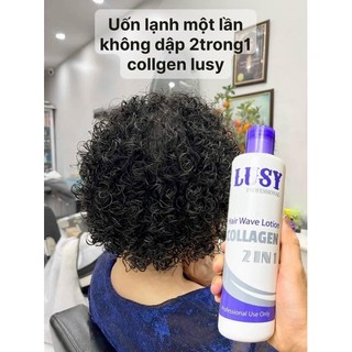 Thuốc uốn lạnh Lusy Collagen 2 in 1 không cần dập