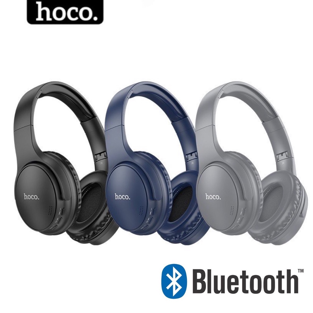 Tai nghe Bluethooth chụp tai HOCO Headphone không dây bass mạnh dùng cho iphone samsung xiaomi ..