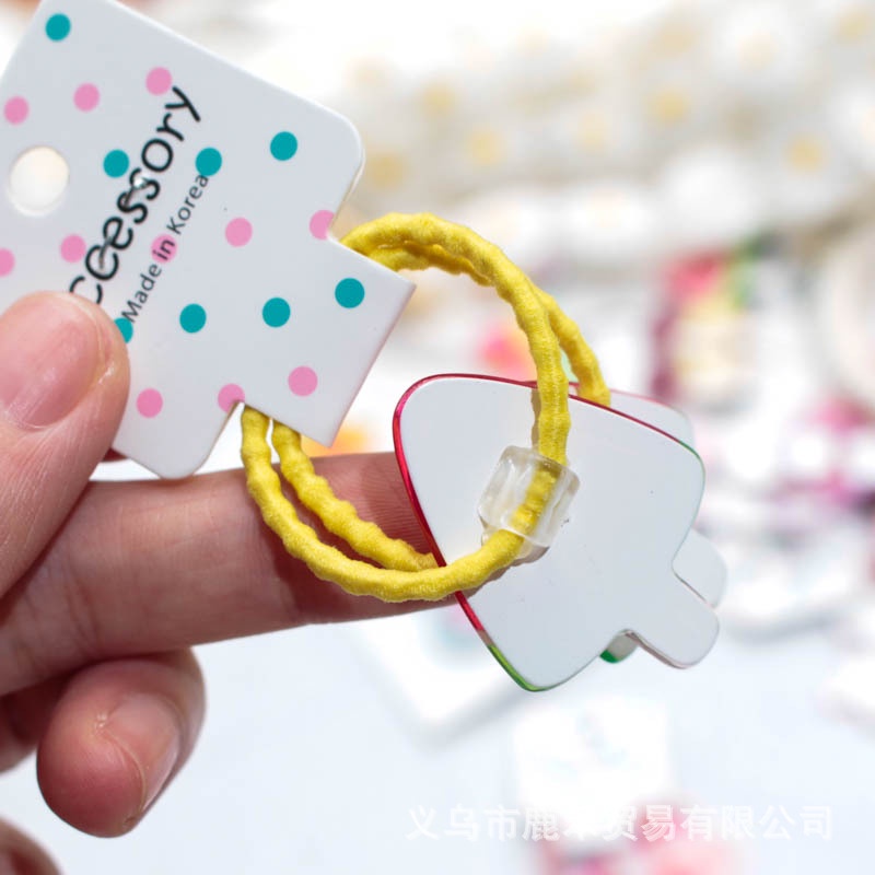 [Hàng sẵn 52] Set 2 Dây Cột Tóc Hình Que Kem Mát Lạnh Đáng Yêu Cho Bé