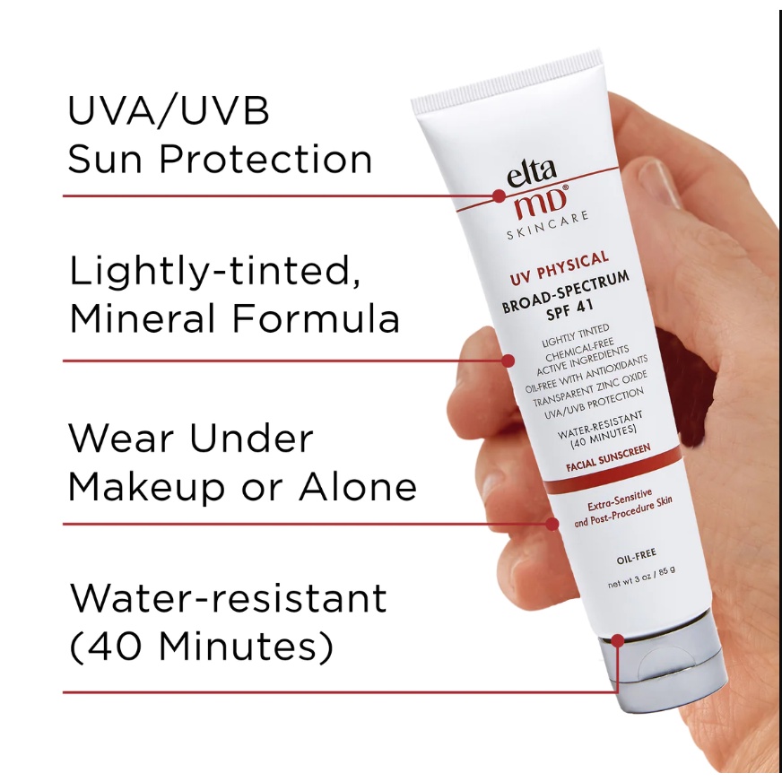 Kem Chống Nắng Vật Lý Nâng Tone Da Elta MD UV Physical Broad-Spectrum SPF 41