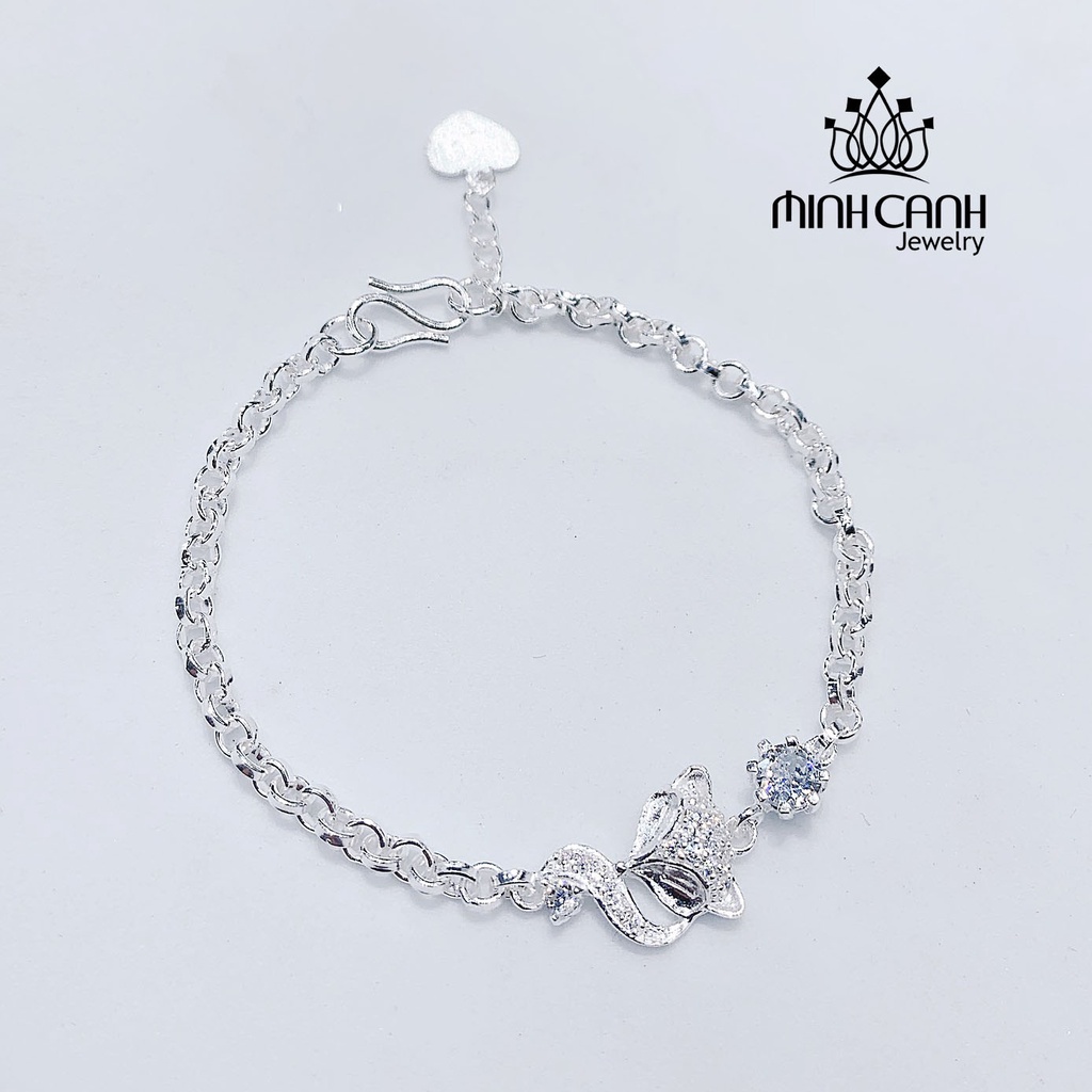 Lắc Tay Bạc Nữ Minh Canh Jewelry - Hồ Ly May Mắn