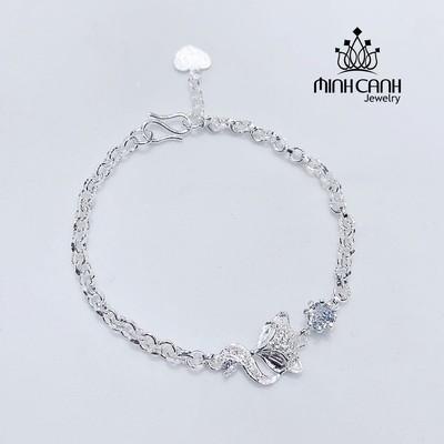 Lắc Tay Bạc Nữ Hồ Ly May Mắn Bạc Ta - Minh Canh Jewelry