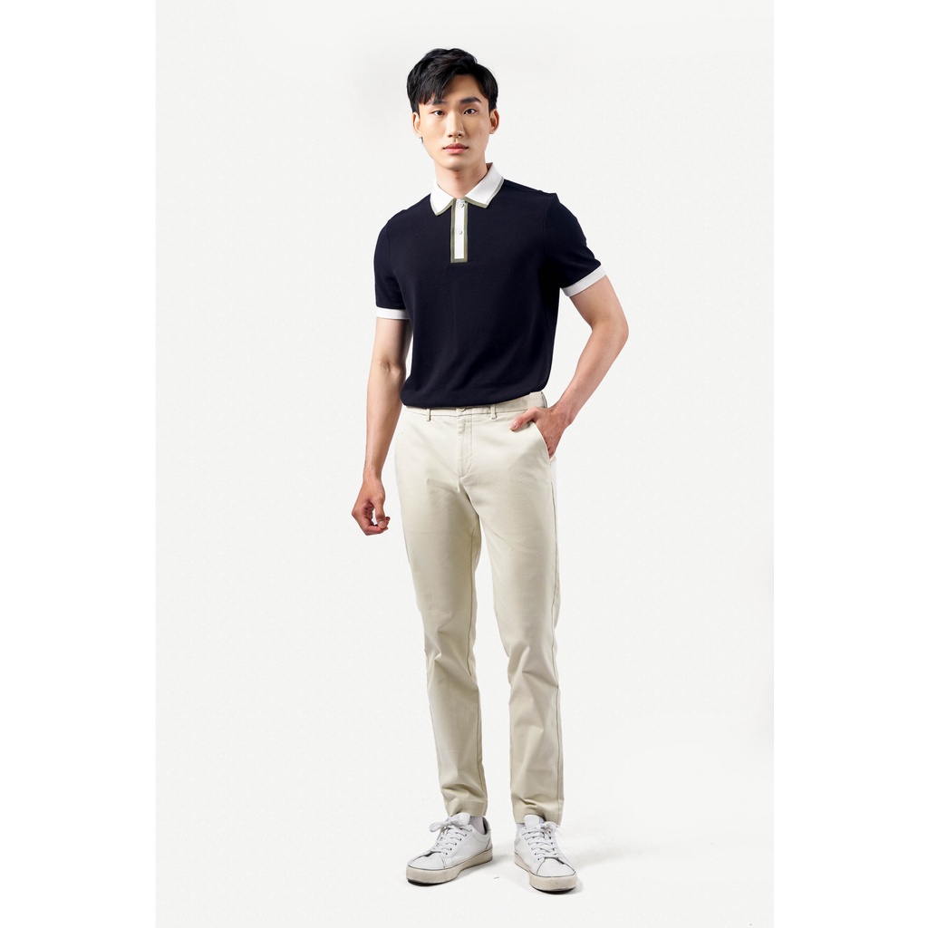 QUẦN KAKI NAM TWILL TRƠN FORM SLIM CROP - 10F22PCA023 | LA STORE MENSWEAR