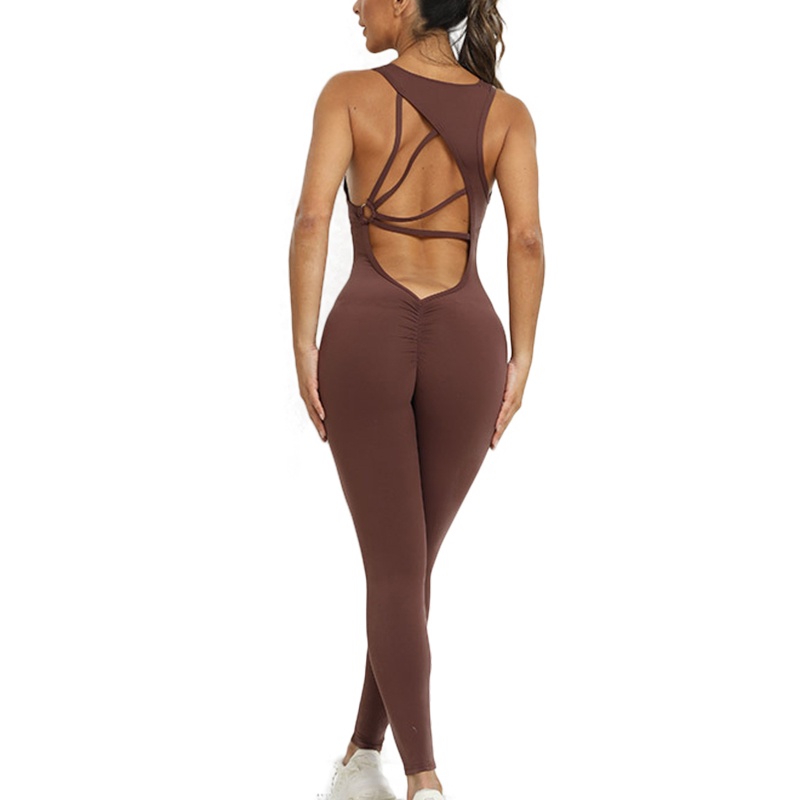 Bộ Áo Liền Quần Co Giãn Tập Yoga / Thể Hình Dành Cho Nữ