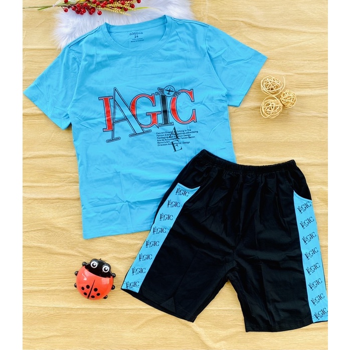 🚗 Bộ cotton hàng shop bé trai từ 55-75kg