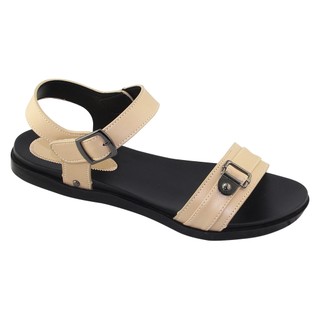 Sandal đế bằng nữ Bita's SYN.273 (Đen + Kem + Nâu + Xám)