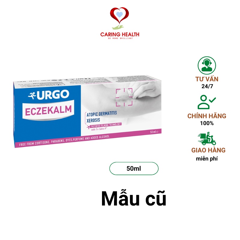 Sản phẩm hỗ trợ giảm viêm da và chứng khô da Urgo Eczekalm