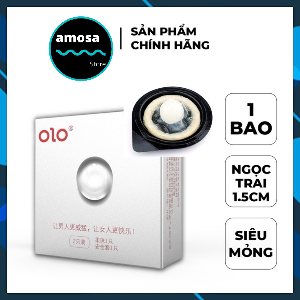Hộp 5 bcs OLO siêu mỏng và 5 bi mềm tăng kích thước massa điểm G