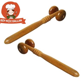 Cây lăn masage mặt mũi bằng gỗ thơm