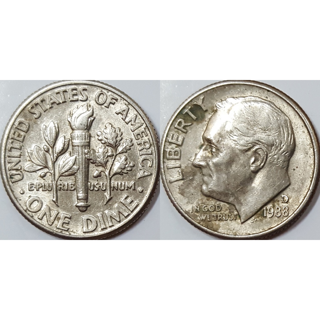 Đồng xu 1 Dime (10 Cents) Mỹ (United States) 1965-Nay