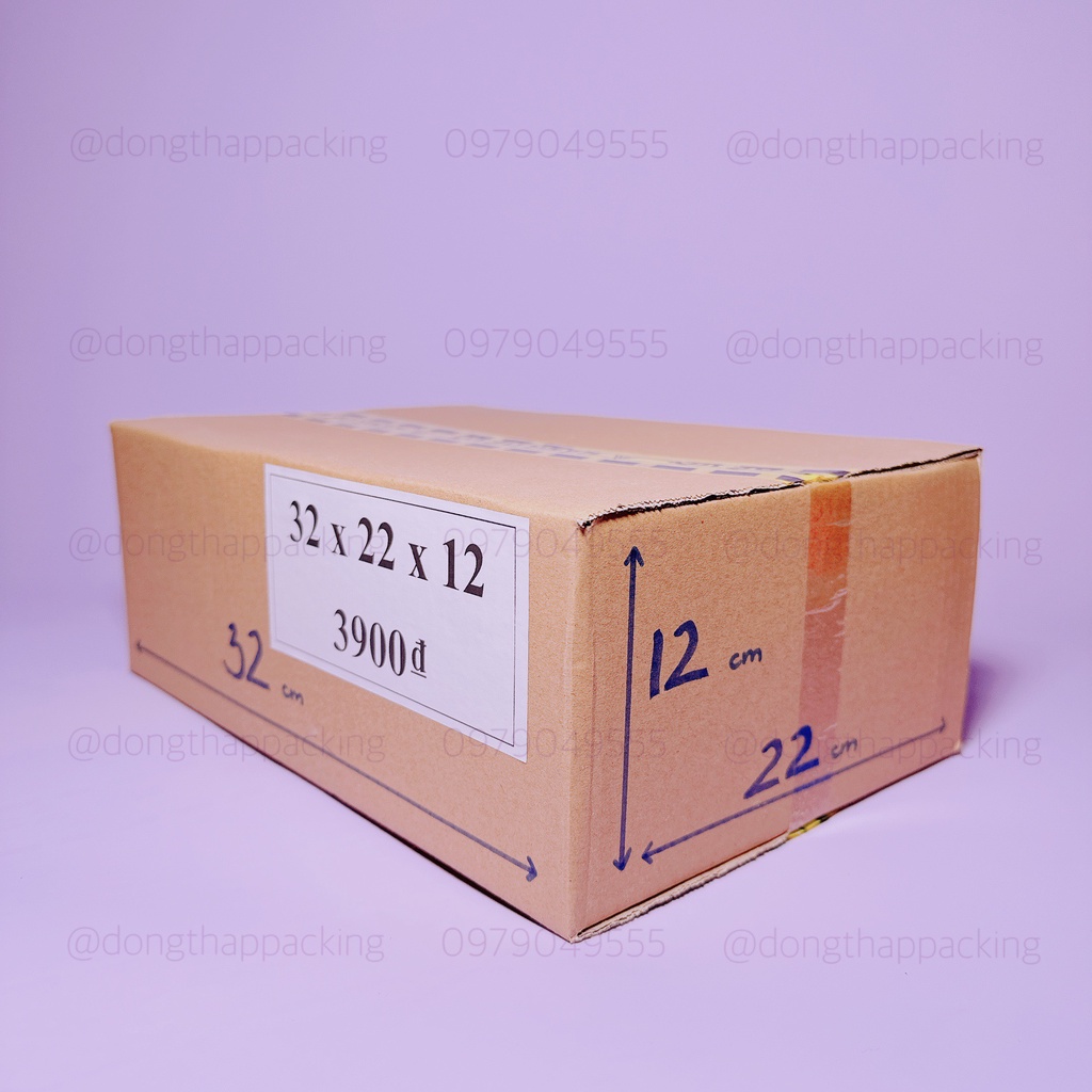 COMBO 25 HỘP CARTON 32x22x12 cm