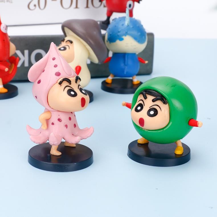 Mô hình shin ngộ nghĩnh đáng yêu - Nhiều mẫu độc lạ 7cm - Dùng trang trí bàn học, bàn làm việc, bánh kem v.v..