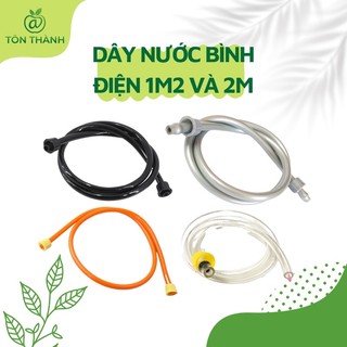 Dây nước dây dẫn bình xịt điện 1m2 2m ren trong 18mm nhựa pvc dẻo