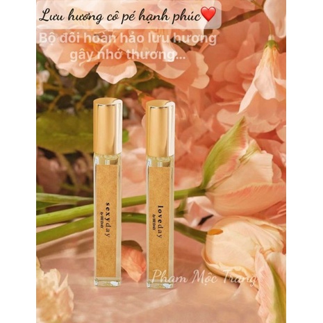 Lưu Hương Hạnh Phúc - Lưu Hương Cô Bé Gây Nhớ Set 2 Mùi Ngọt Ngào, Sexy 10ml