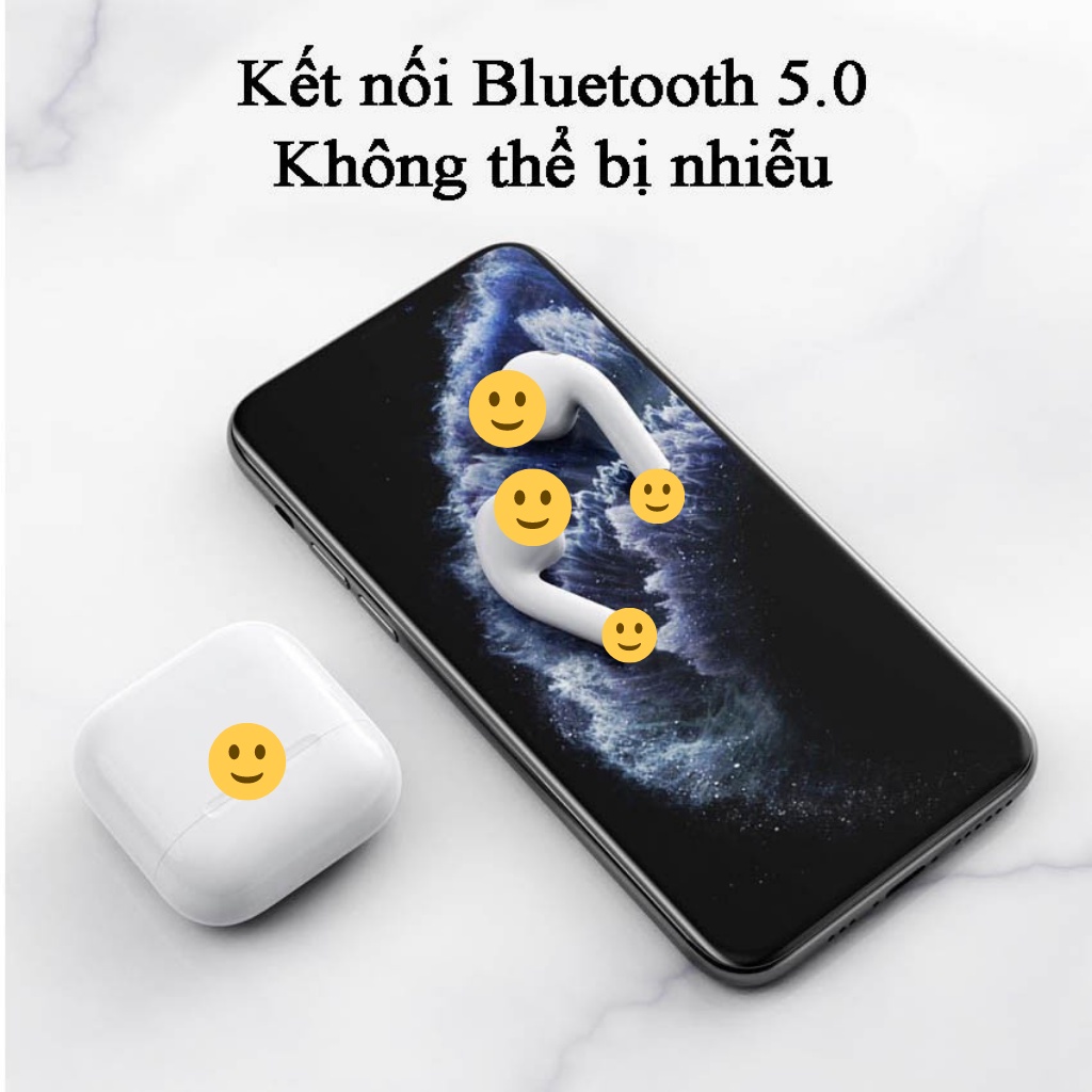 Tai Nghe Bluetooth P.ro 4, Tai Nghe Không Dây Nhét Tai Bluetooth 5.0 Bản Quốc Tế Tương Thích Tất Cả Dòng Máy